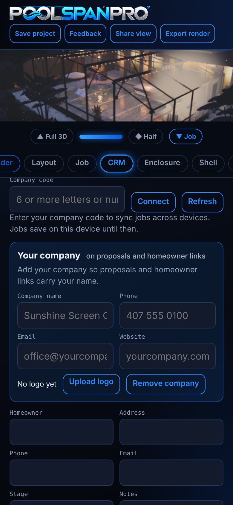 CRM on iPhone